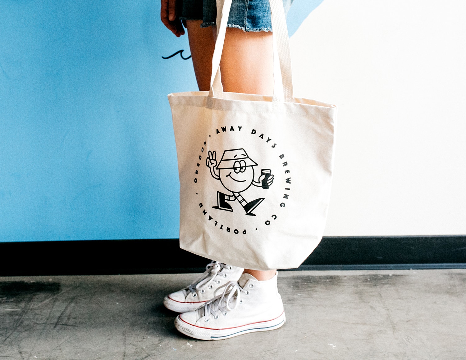 Away Days Brewing Co. Packing tote bag